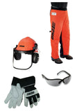 Echo Chainsaw Safety Kit: CHAPS, HELMET, EAR MUFFS, GLOVES, GLASSES 99988801527