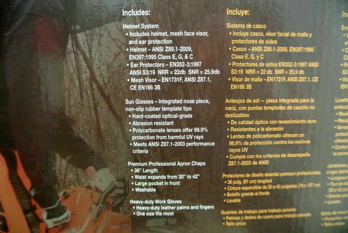 Details About Chainsaw Safety Clothing Protection Bib... 97E