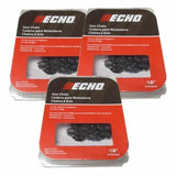 (3 PACK) 91PX62CQ Genuine Echo Chainsaw Chain 3/8 62DL 18" CS-370