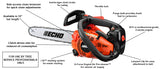 ECHO CS-271T 26.9 cc 12" Top Handle Chainsaw