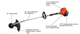 ECHO GT-225i 21.2 cc Curved Shaft String Trimmer w/ i-75™ Starter