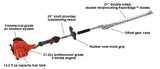 ECHO SHC-225 21.2 cc Hedge Trimmer w/ 33" Shaft