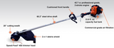 ECHO SRM-410X 42.7 cc Straight Shaft String Trimmer