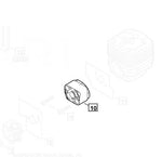 A200001180  ECHO INTAKE BLOCK INSULATOR