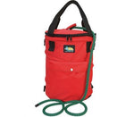 Weaver Red Zippered Rope Bag