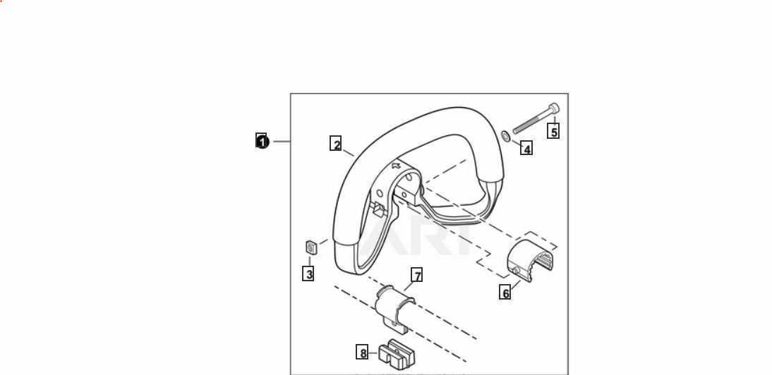 P021047682 Genuine Echo / Shindaiwa Support Handle M262 PAS-2620 T262 P021047681