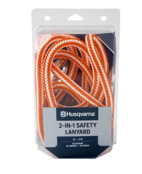 596936401 Genuine Husqvarna 2-IN-1 Safety Lanyard 16 Strand Rope