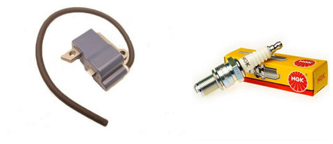 (KIT 17) A411001340 + BPM8Y Shindaiwa 591 TIMBER WOLF IGNITION COIL & Spark Plug