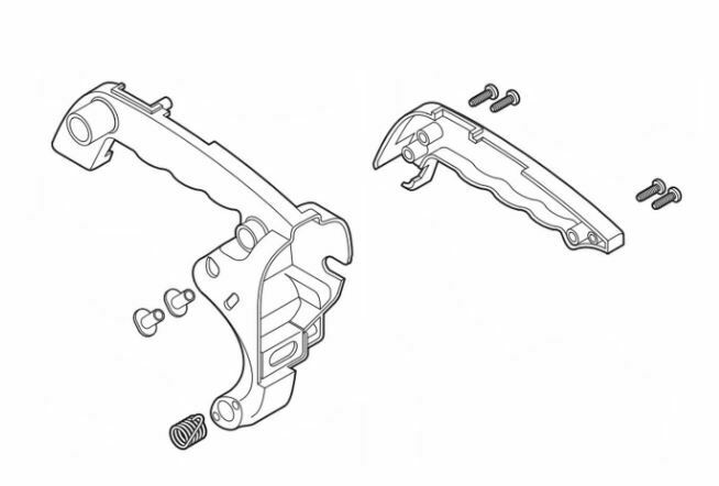 P021001965 Genuine Echo / Shindaiwa REAR HANDLE KIT, CS-271 CS271