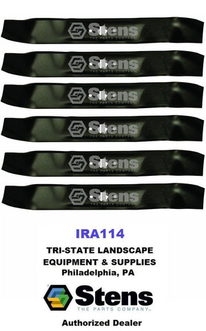 STENS #335-707 SET OF 6 MULCHING BLADE FITS MTD Craftsman Troy-Bilt Toro Partner