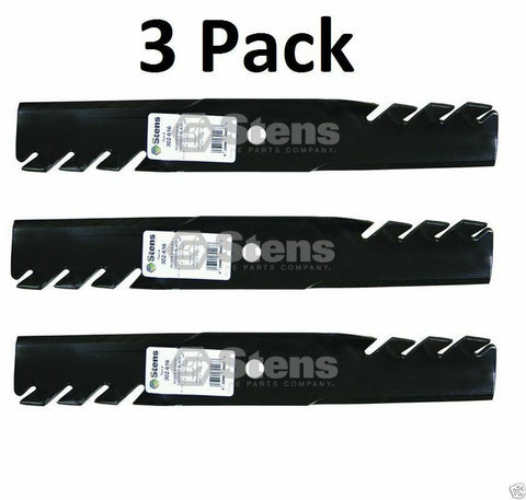 302-616 (3pack) Stens Toothed Blade, 16 1/4in  L, 5/8in  Center hole