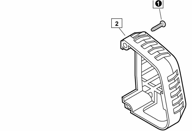 (KIT 31) Echo Muffler Cover w/ Hardware Kit [A320000032 x1 / 90025305020 x2]