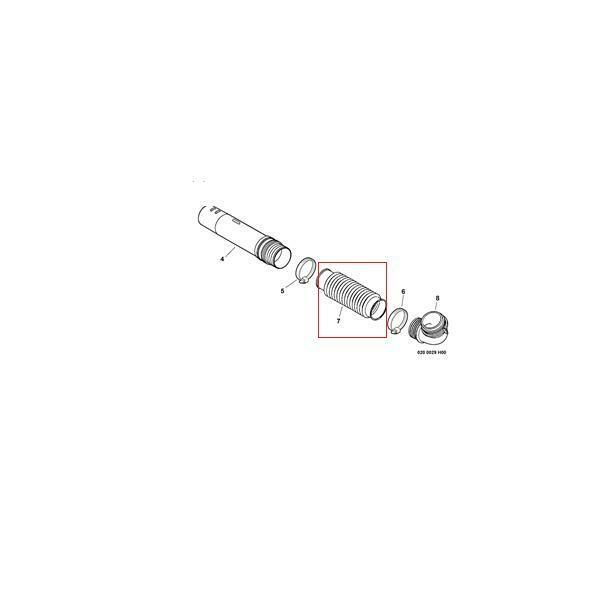 E164000051 OEM ECHO Flexible Blower Tube PB-650 PB-651 PB-750