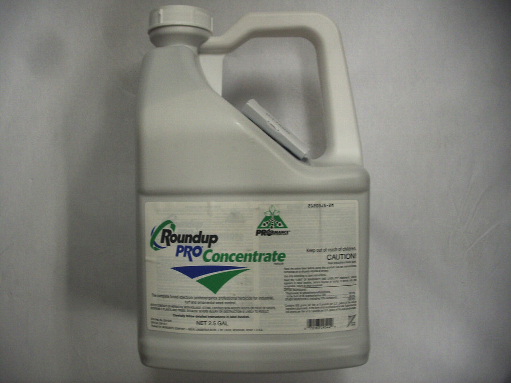 2 glyphosate herbicide 50.2% Glyphosate 2.5 Gallon RoundUp Pro Concentrate GREAT WEED KILLER! – LawnReplacementParts
