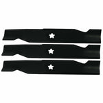 (3 PACK)48" High Lift Blades for Husqvarna Craftsman Ayp 173920 180054 539107519