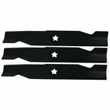 (3 PACK)48" High Lift Blades for Husqvarna Craftsman Ayp 173920 180054 539107519