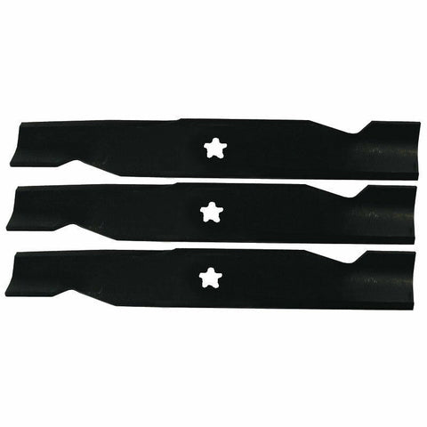 Set of 3 180054, 173920, 532180054 HD Replacement blades for Craftsman, AYP