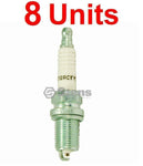 130-191 (8 pack) Stens Mega-Fire SE-12RCY Spark Plug Champion RC12YC CLASSIC