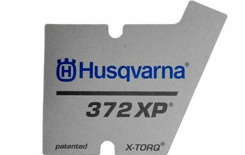 537230212 Genuine OEM Husqvarna LABEL FOR 372 XP X-TORQ Label