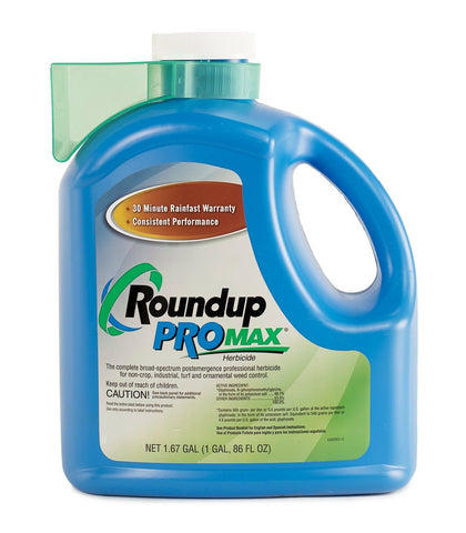 (2) RoundUp ProMax 1.67 Gallon Jug  Weed and Grass Killer 3.3 gallons total