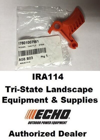 Echo Throttle Lockout Trigger – Genuine OEM 17809052632, 2-Stroke Gas Trimmer Part