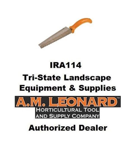 AM Leonard Stainless Steel Soil Tool w/Serrated Edge & Flat Spading Tip #4754