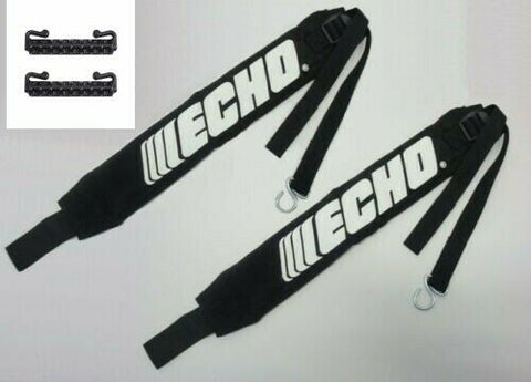 (2 PACK C061000111 + V491000040) Echo Backpack Blower Straps & Harnesses clips