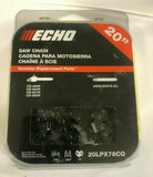 (3 PACK) 20LPX78CQ ECHO 20" Chainsaw Chain CS-501p CS-550P CS-450P