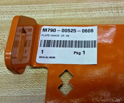 M790-00525-0606 Genuine MTD PLATE-SHAVE 25.50 (Majestic Orange)