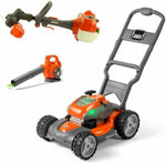 Husqvarna Kids Battery Operated Toy Leaf Blower + Weed Eater + Lawn Mower