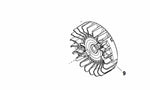 A409001420 Genuine Echo Cs-7310 Flywheel cs-7310p