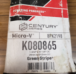 Serpentine Belt-Century Series Premium OE Micro-V Belt GATES K080865 STOCK