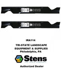 STENS Set of 2 340-230 Hi-Lift Blade FIT Ariens AYP Craftsman Husqvarna Partner