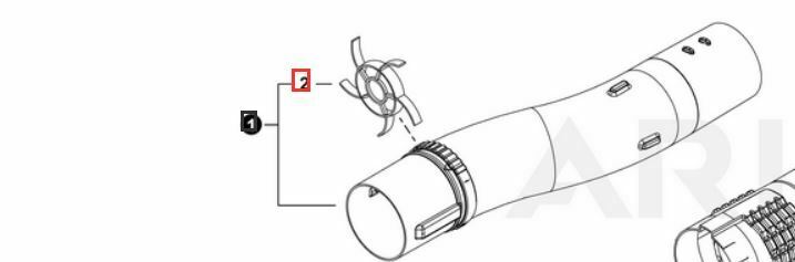 E165000950 Genuine Echo BLOWER PIPE, PB-2520 Handheld blower tube Curvy