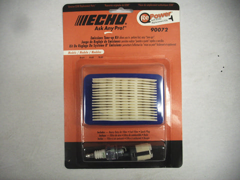 90072 ECHO Blower tune-up Kit PB-603 Filter Spark Plug