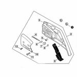 (P021050780 + (2 PACK V265000200) Echo GUARD KIT, SPROCKET CS-590 cs 590 W BOLTS