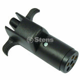 425-705 Stens Electric Adapter 6-Way Round To 4-Way Flat