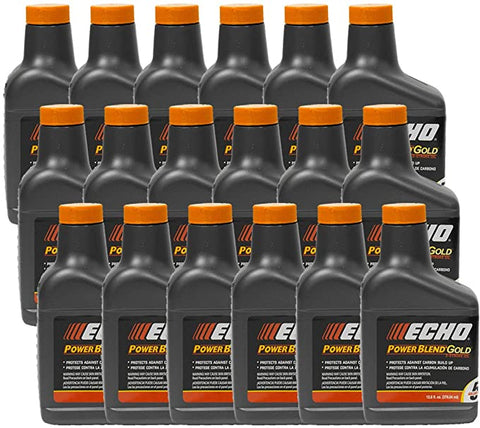 (24 Pack) 13oz: 5 Gallon 2-Cycle Oil Mix PowerBlend 6450005G Gold