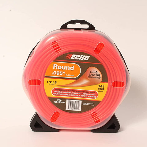 Echo Round .095 Trimmer line 1/2-Pound Donut (141 Feet) 305095053