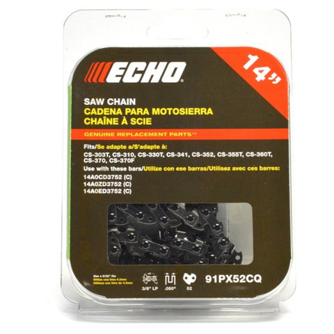 91PX52CQ Genuine ECHO 14" Chainsaw Chain