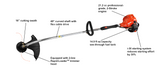 ECHO GT-225 21.2 cc Curved Shaft String Trimmer w/ i-30 Starter