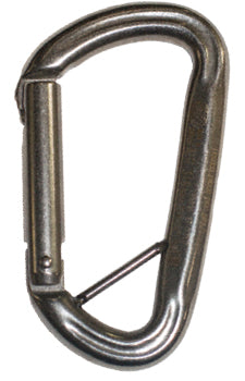 Kong Non-Locking w/ Bar - STEEL Carabiner