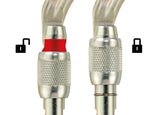 Petzl Vulcan STEEL Screw-Lock Asymmetrical Carabiner