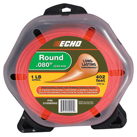 Echo Round .080 Trimmer line 1-Pound Donut (402 Feet) 310080062