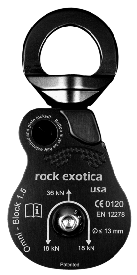 Rock Exotica Omni-Block Swivel Pulley 1.5