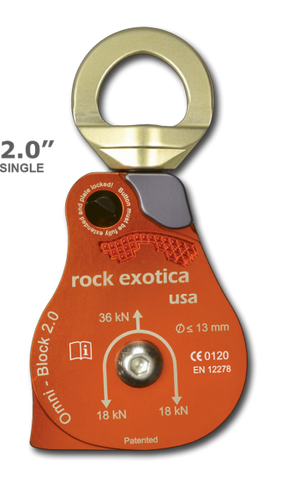 Rock Exotica Omni-Block Swivel Pulley 2.0"