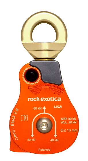Rock Exotica Omni-Block Swivel Pulley 2.6