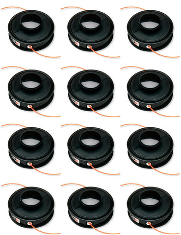 (12 Pack) Echo ECHOmatic String-Trimmer Head Fits ALL SRM Models 21560070