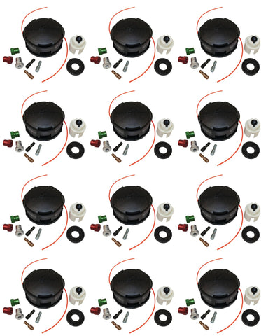 (12 Pack) Echo Speed Feed 400 Trimmer Head w/ Adapters For Other Brands 99944200907