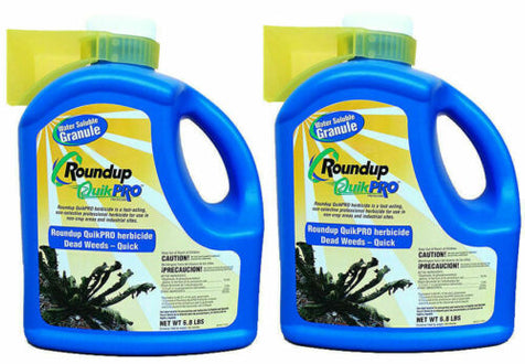(2 Pack) Roundup QuikPro Weed Killer Herbicide (QuickPro) - 6.8 Lbs.